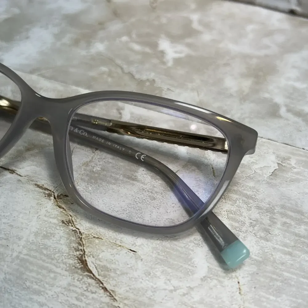 Tiffany & Co. Eyeglasses TF 2215-B 8267 Opal Grey 52-15-140 FRAMES ONLY Italy
